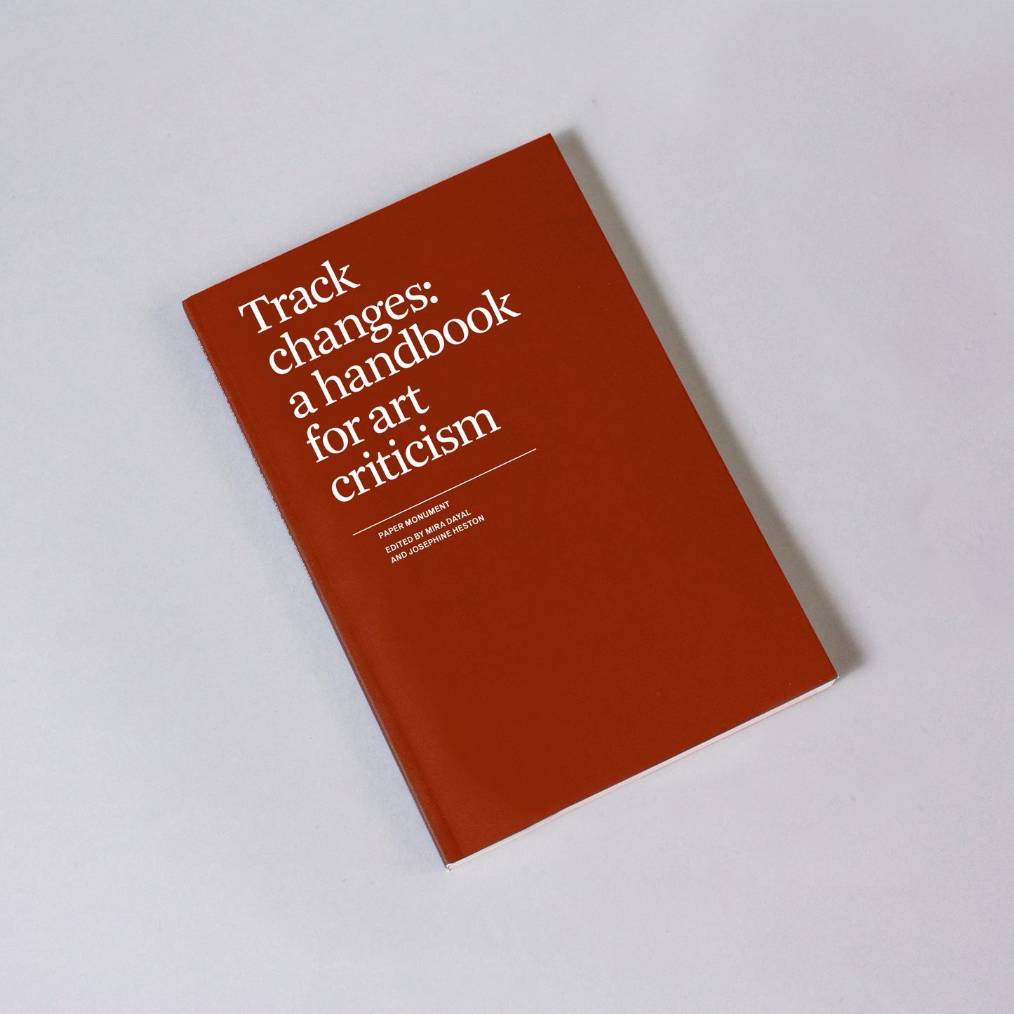 Track Changes: A Handbook for Art Criticism
